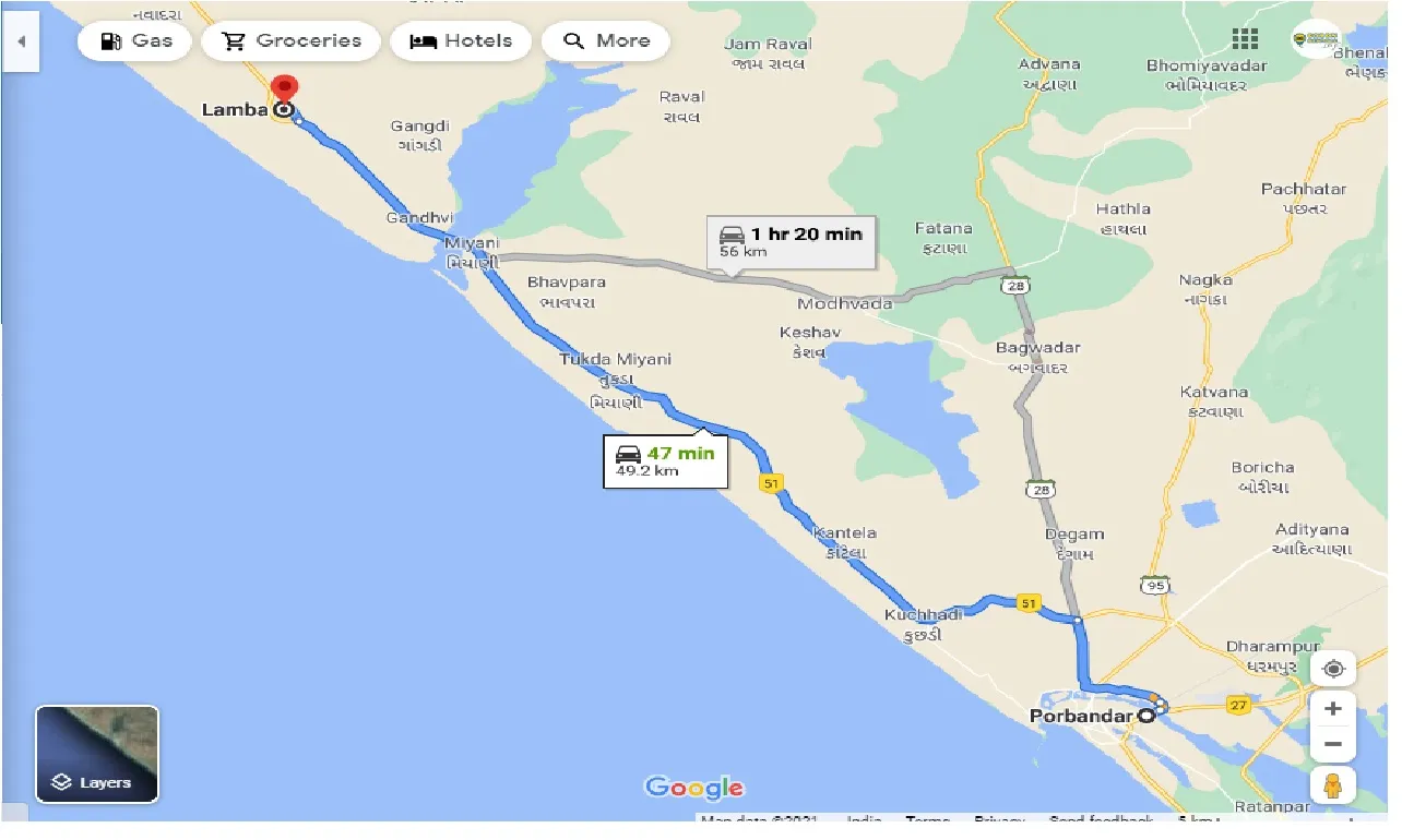 porbandar-to-lamba-taxi