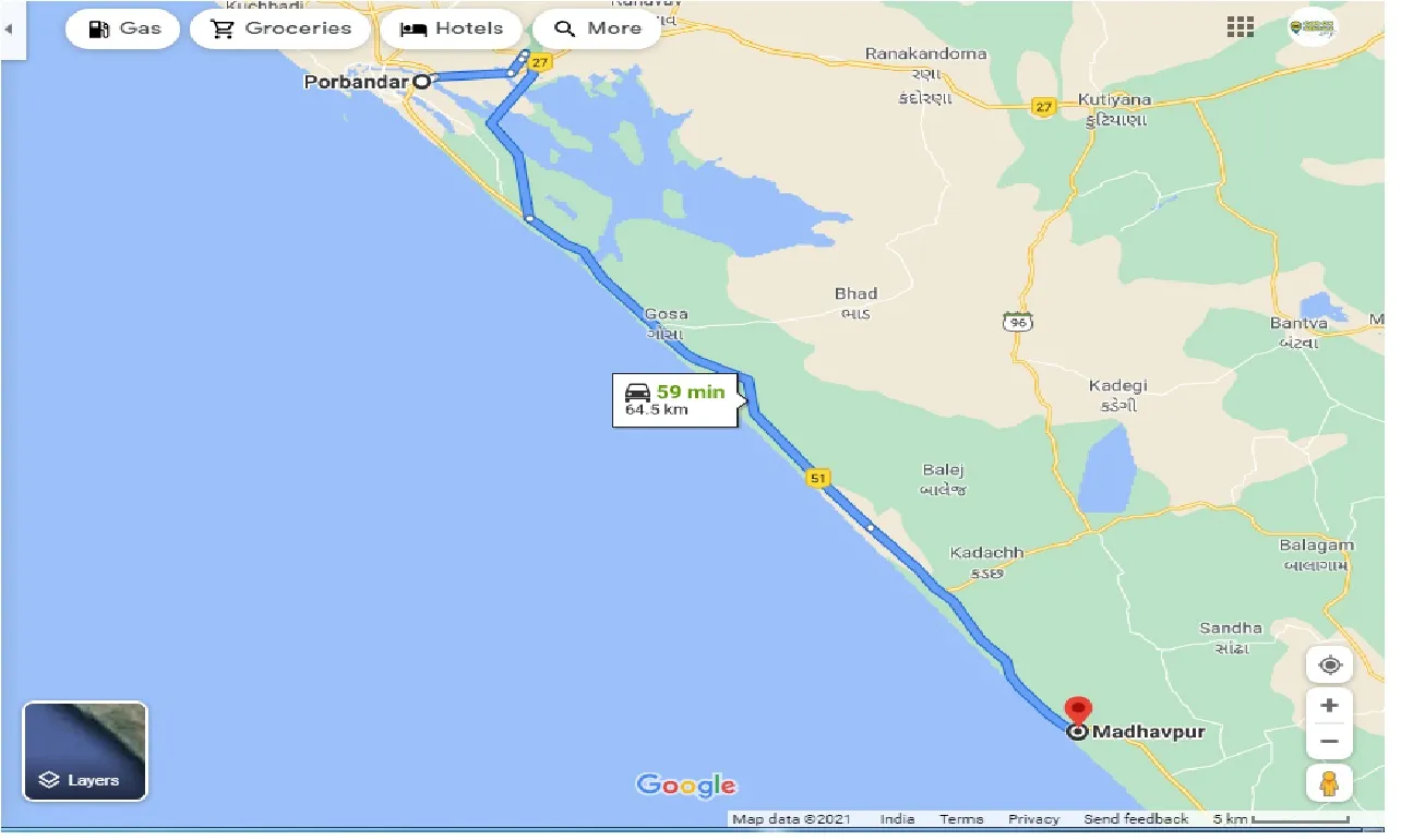 porbandar-to-madhavpur-one-way