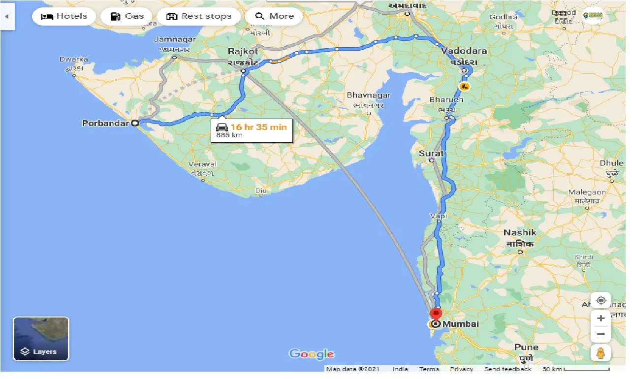 porbandar-to-mumbai-one-way