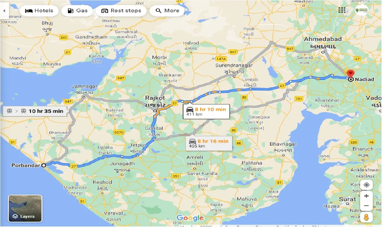 porbandar-to-nadiad-taxi