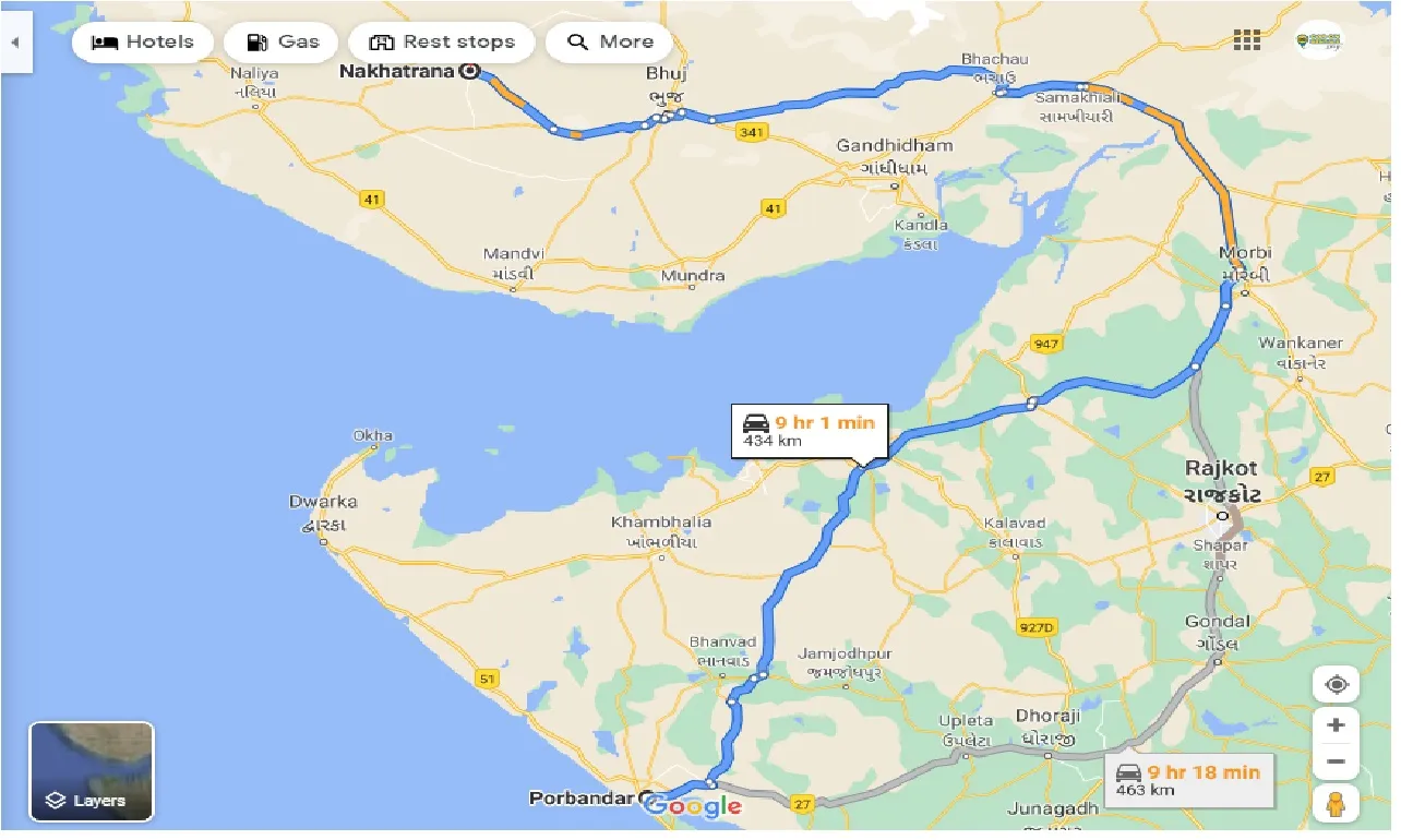 porbandar-to-nakhatrana-taxi