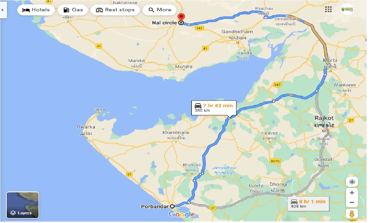 porbandar-to-nal-taxi