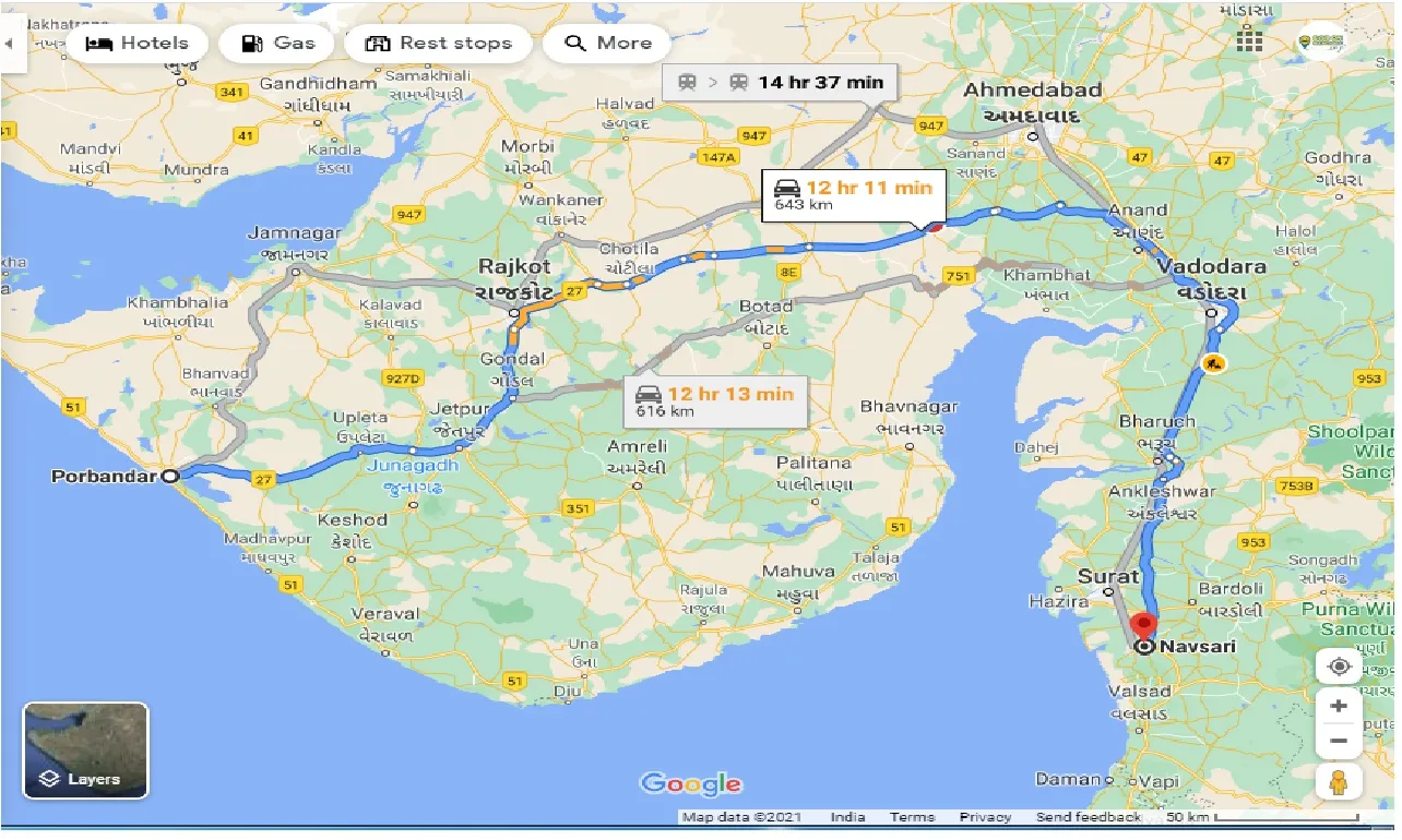 porbandar-to-navasari-one-way
