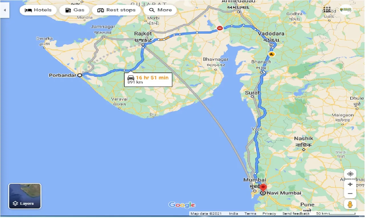 porbandar-to-navi-mumbai-one-way