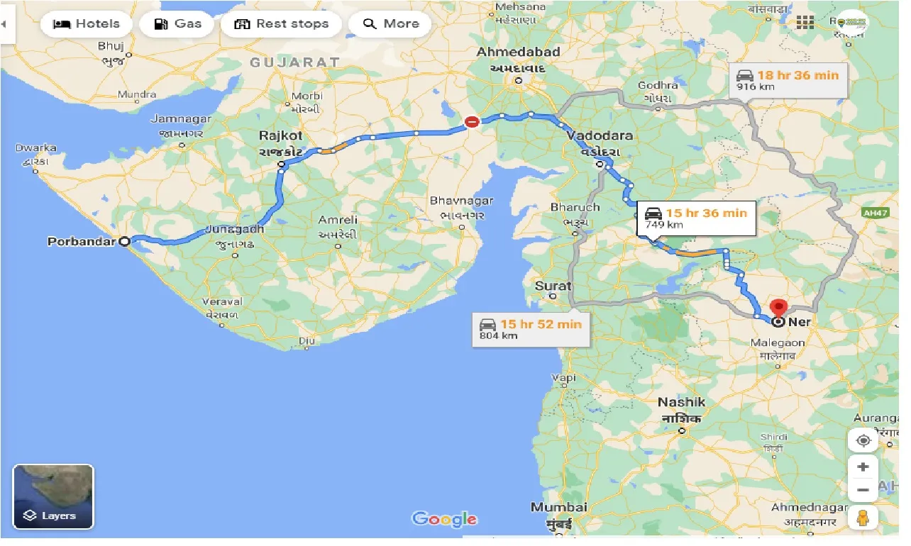 porbandar-to-ner-one-way