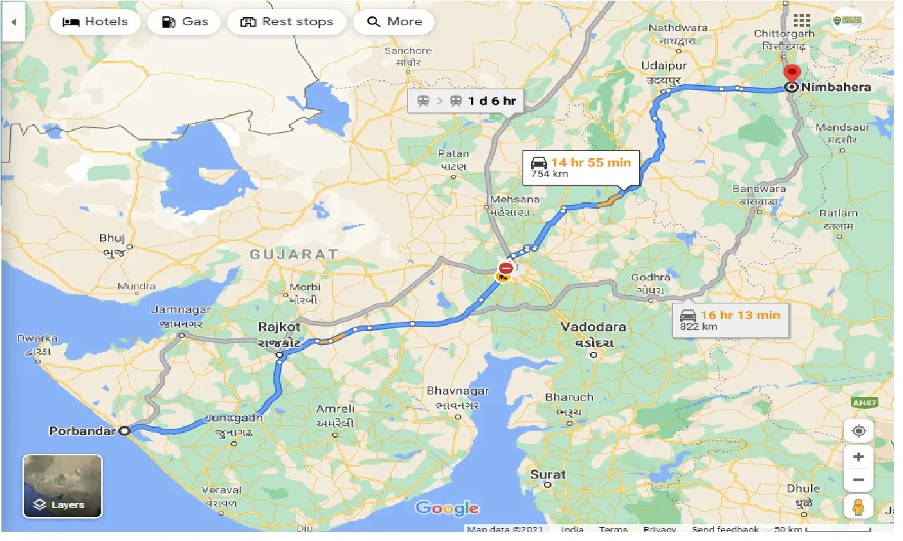 porbandar-to-nimbahera-taxi