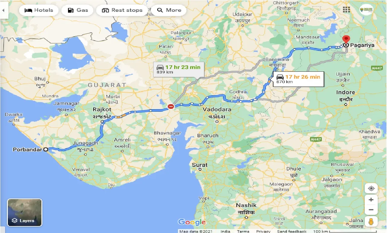 porbandar-to-pagariya-taxi