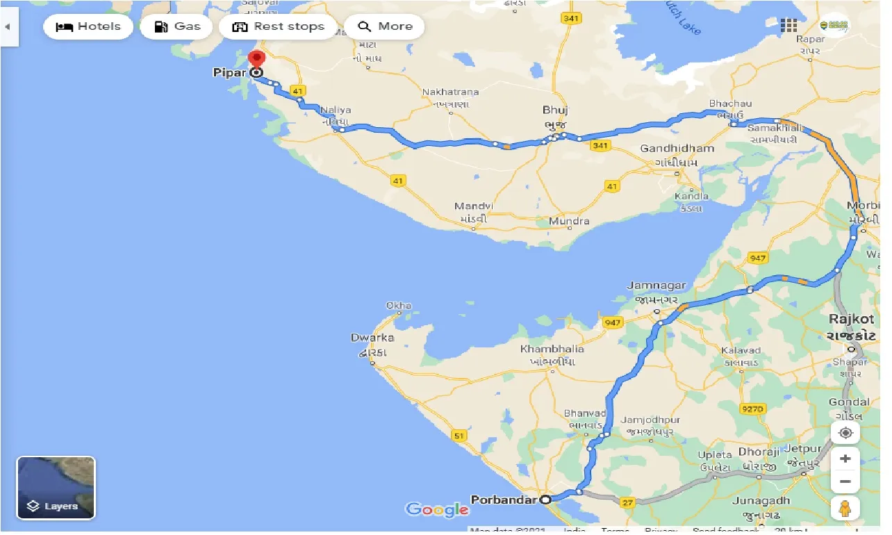 porbandar-to-pipar-taxi