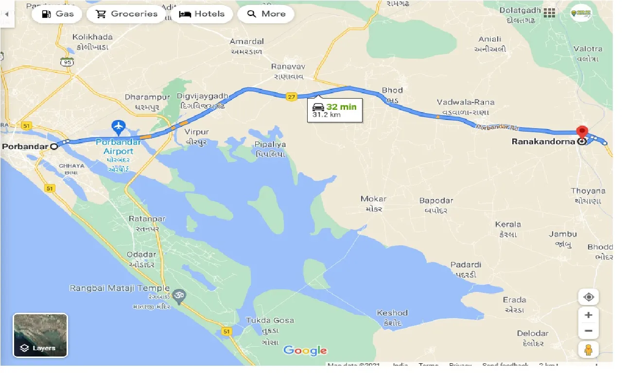porbandar-to-ranakandorna-one-way