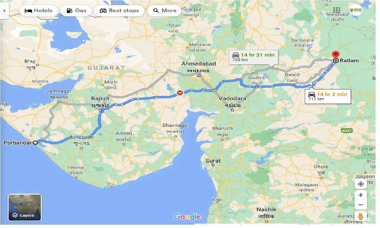 porbandar-to-ratlam-taxi