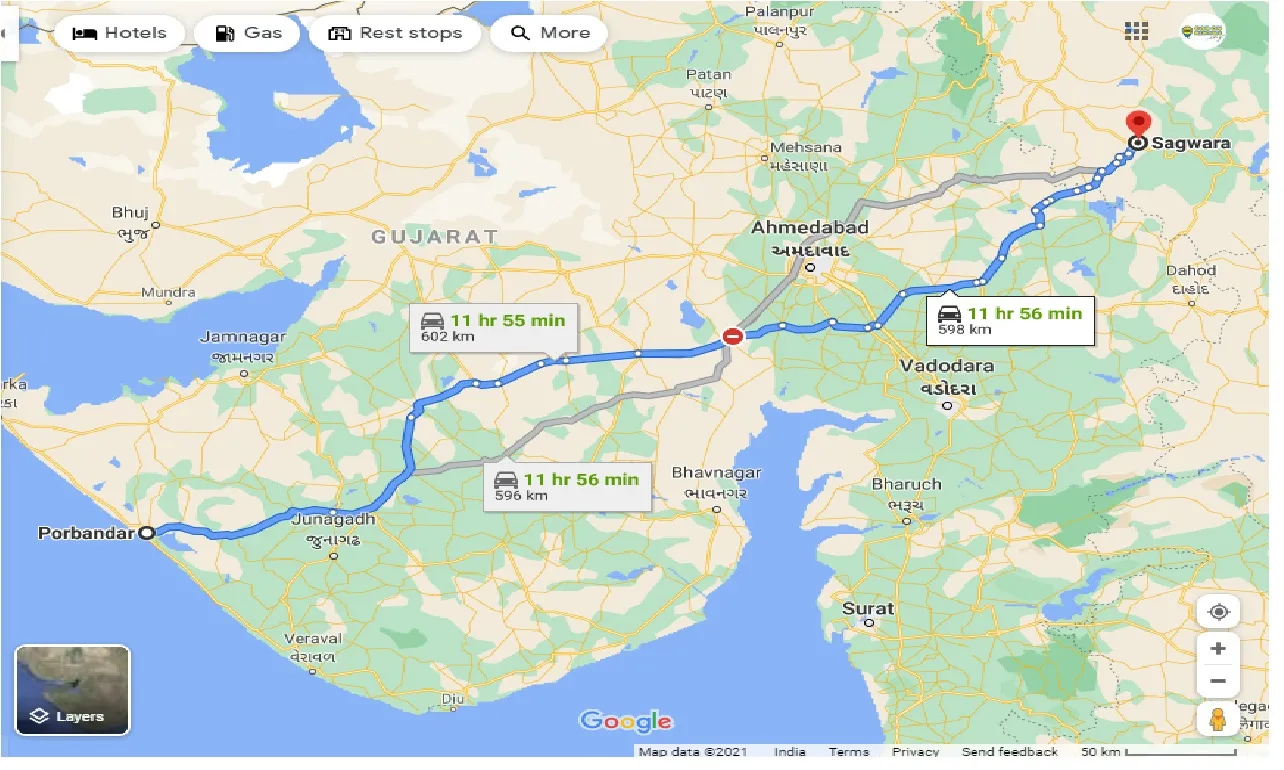 porbandar-to-sagwara-taxi