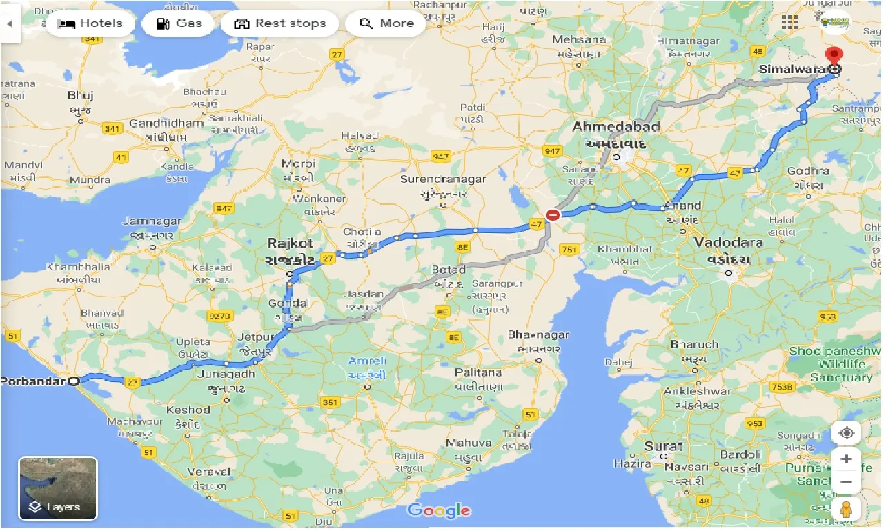 porbandar-to-simalwara-taxi