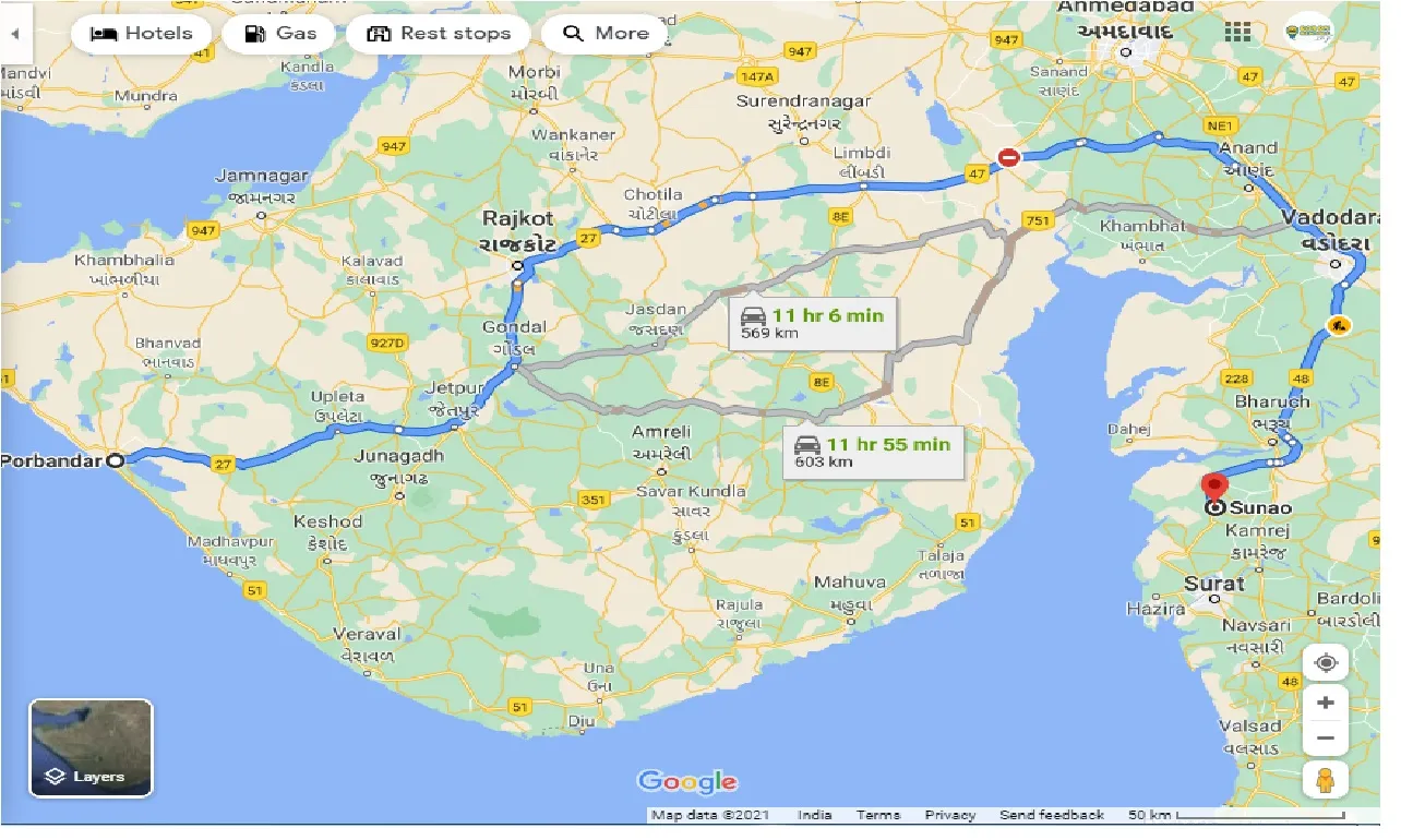 porbandar-to-sunao-one-way