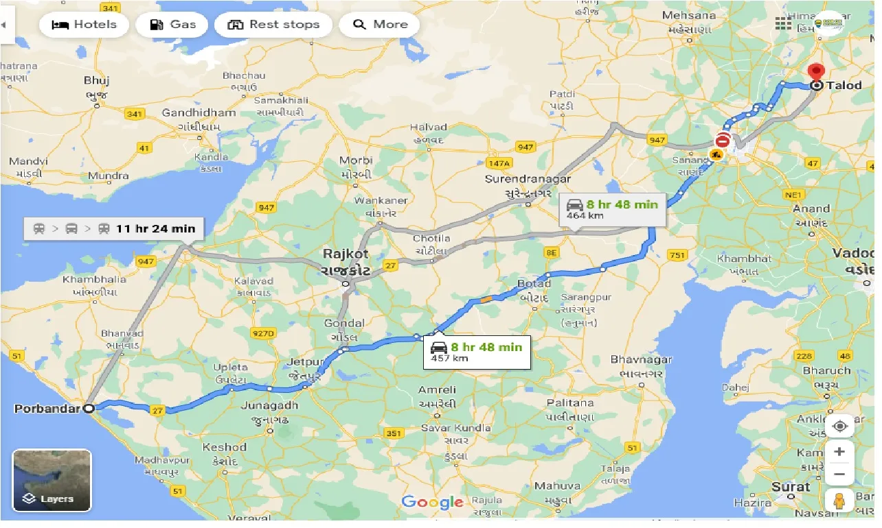 porbandar-to-talod-one-way