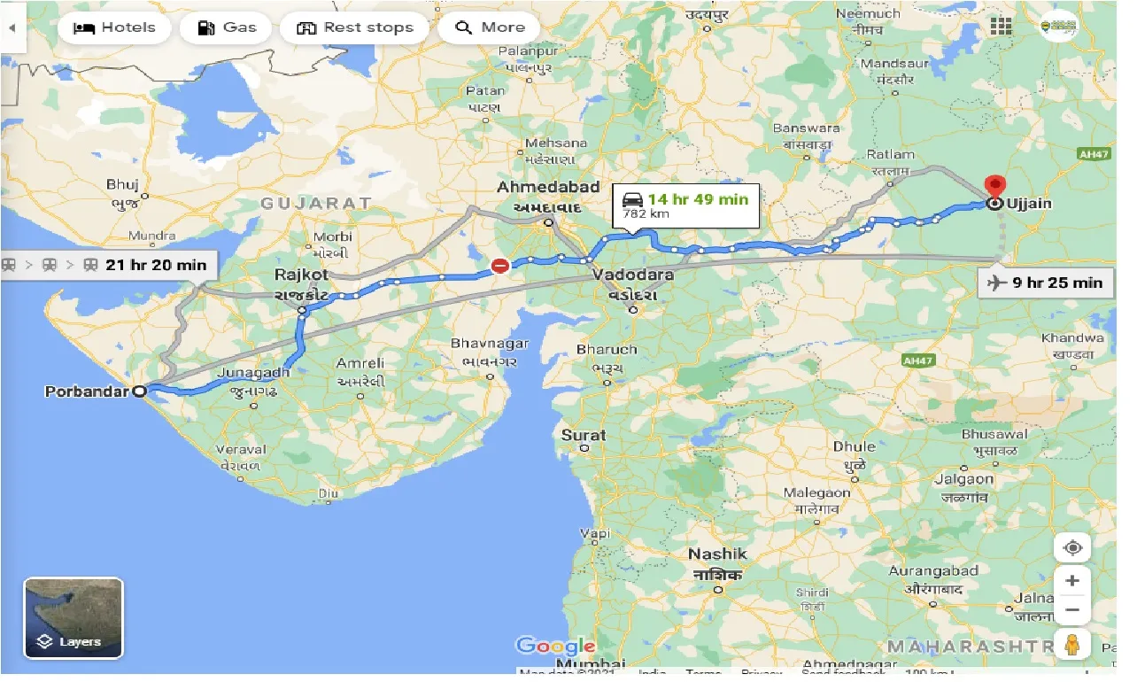 porbandar-to-ujjain-taxi