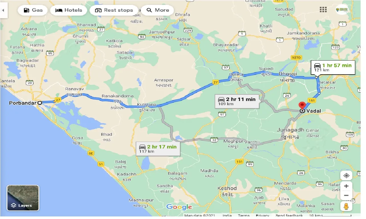 porbandar-to-vadal-taxi
