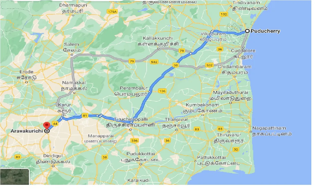 puducherry-to-aravakurichi-one-way