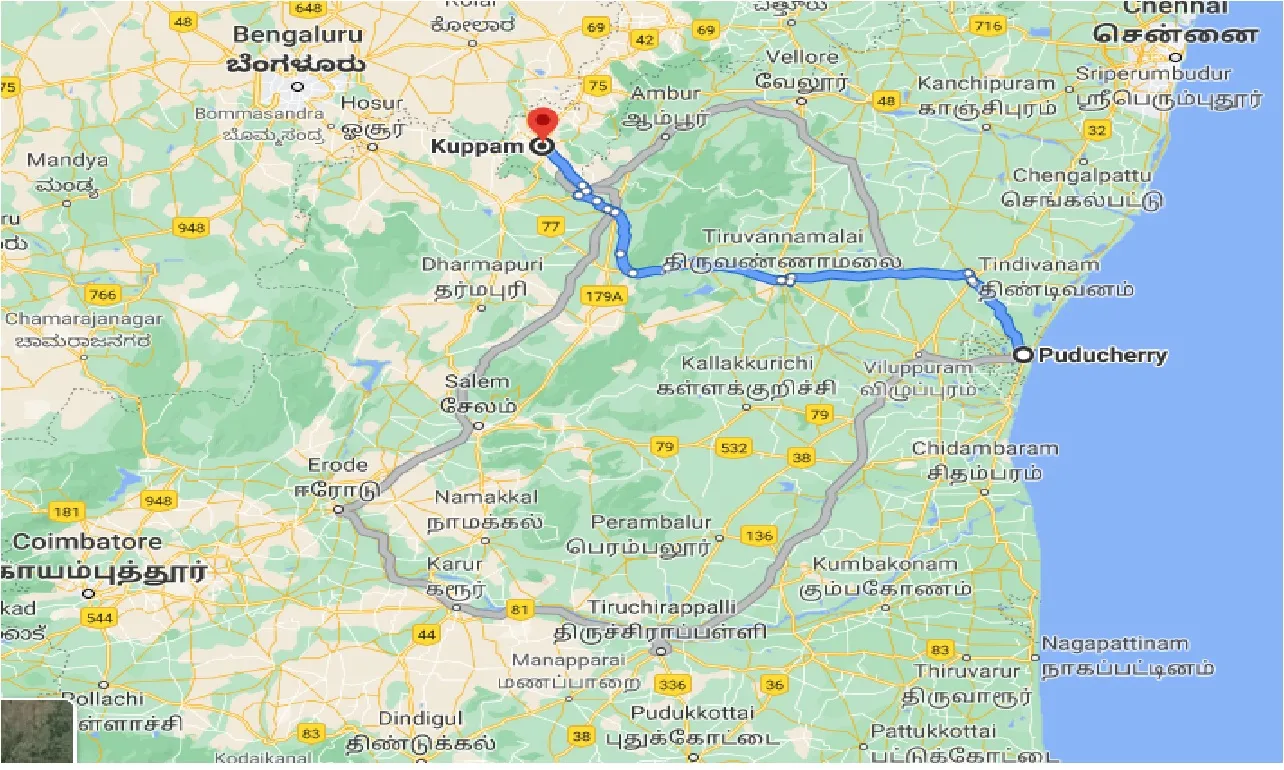 puducherry-to-kuppam-taxi