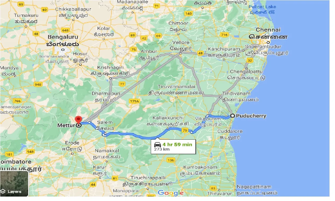 puducherry-to-mettur-taxi