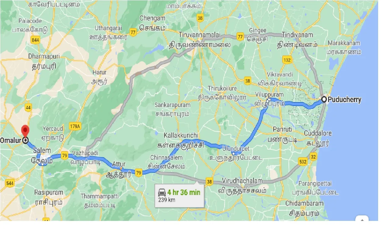 puducherry-to-omalur-one-way
