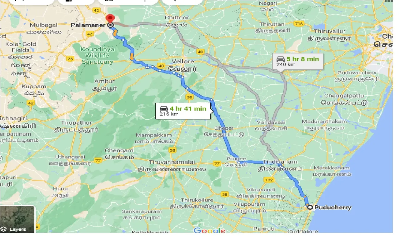 puducherry-to-palamaner-taxi