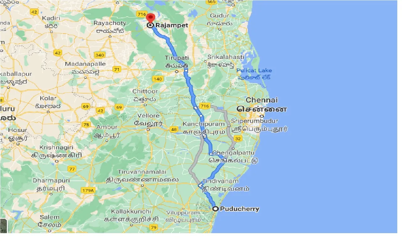 puducherry-to-rajampet-one-way