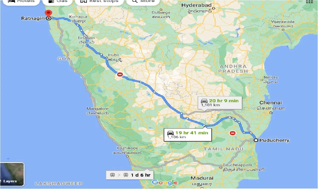 puducherry-to-ratnagiri-taxi