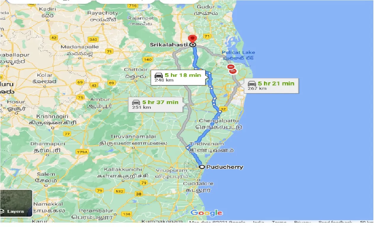 puducherry-to-srikalahasti-one-way