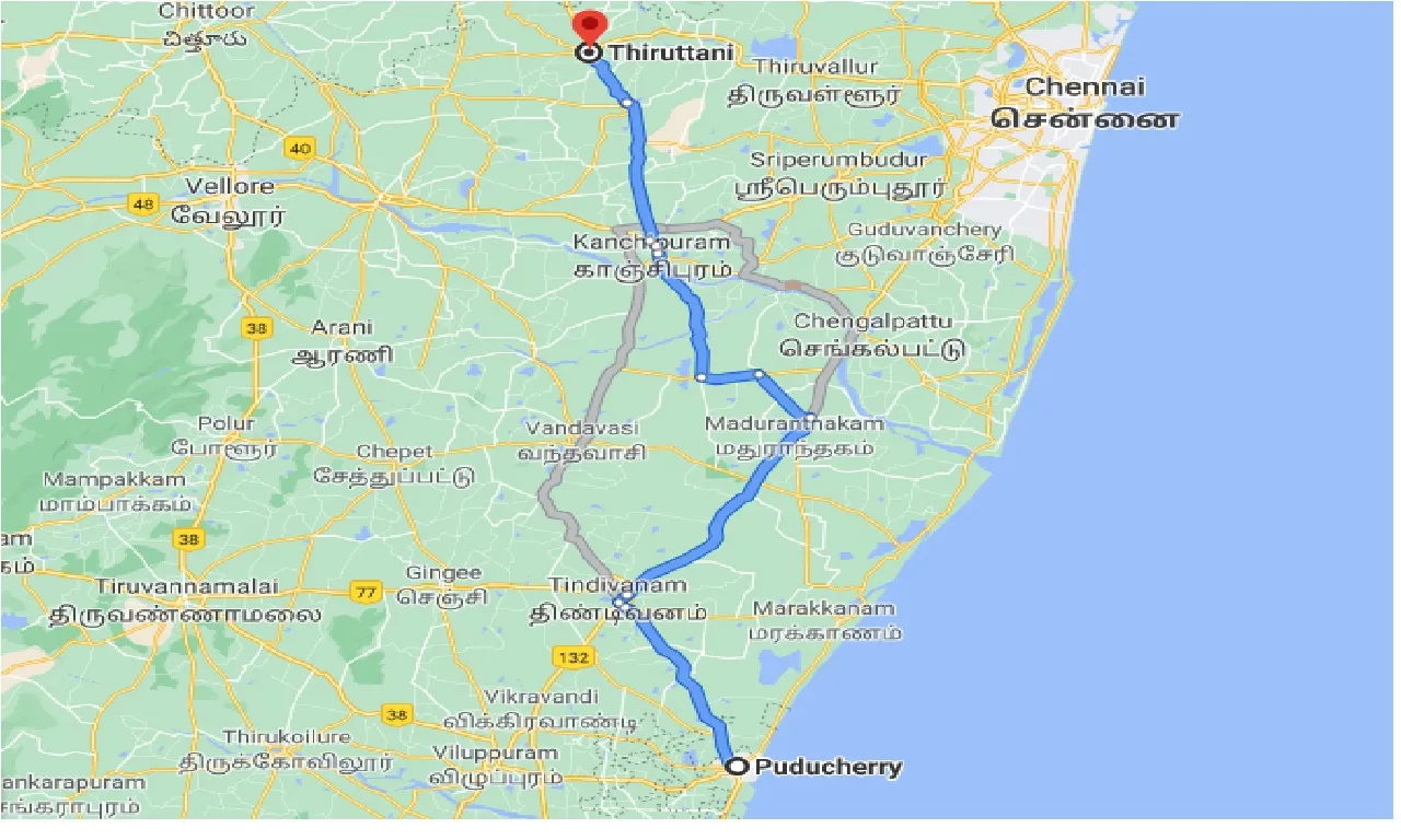 puducherry-to-thiruttani-taxi