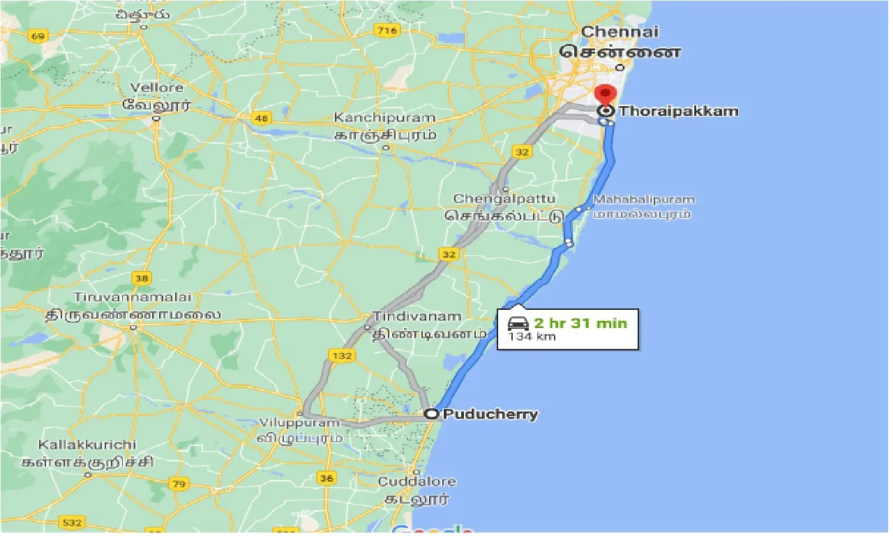 puducherry-to-thoraipakkam-one-way