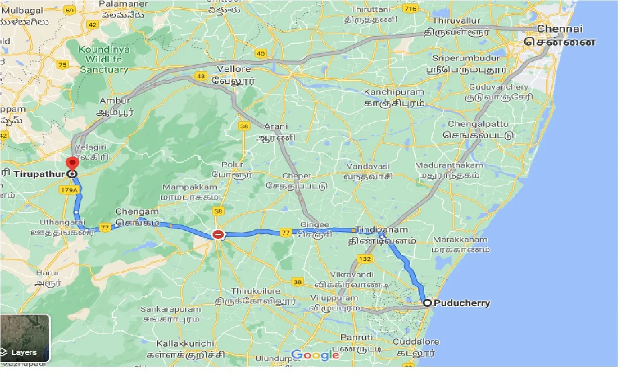puducherry-to-tirupathur-taxi