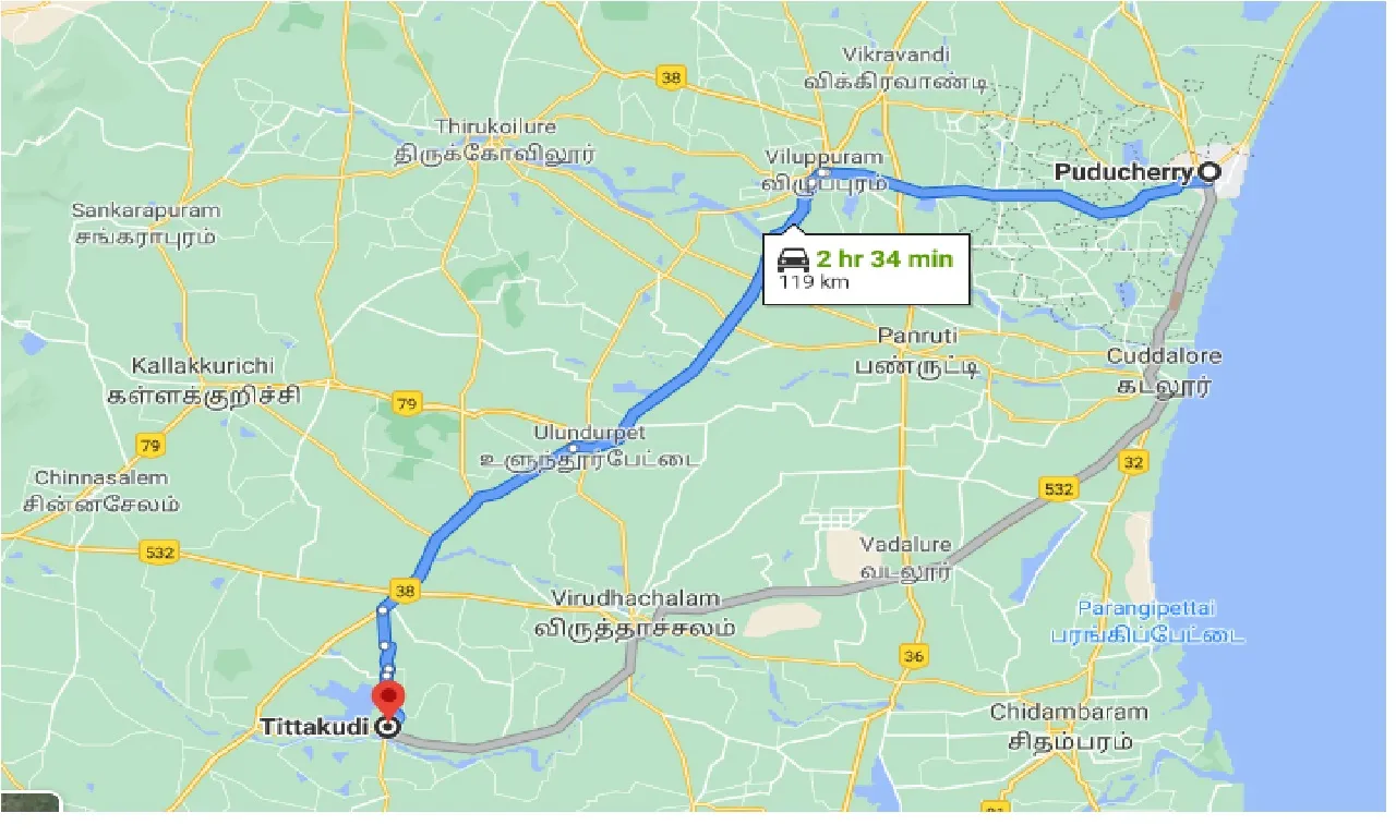 puducherry-to-tittakudi-taxi