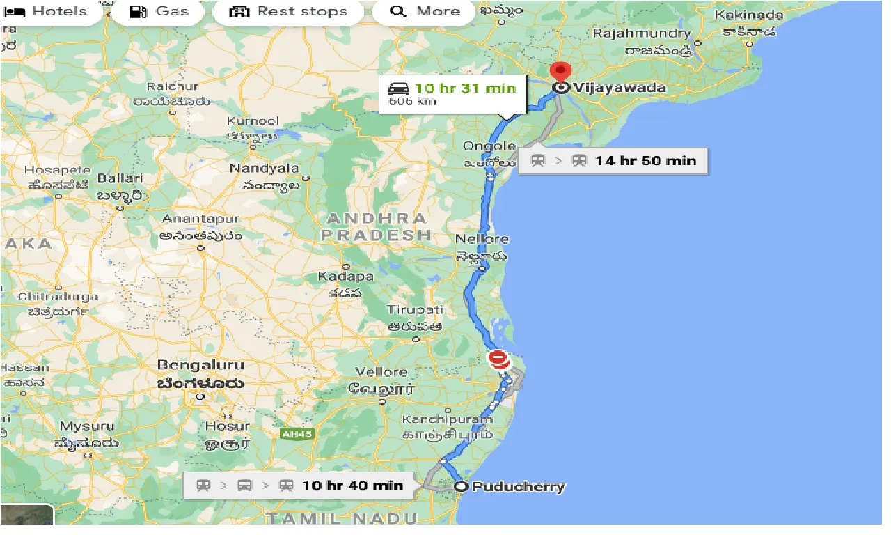 puducherry-to-vijayawada-one-way