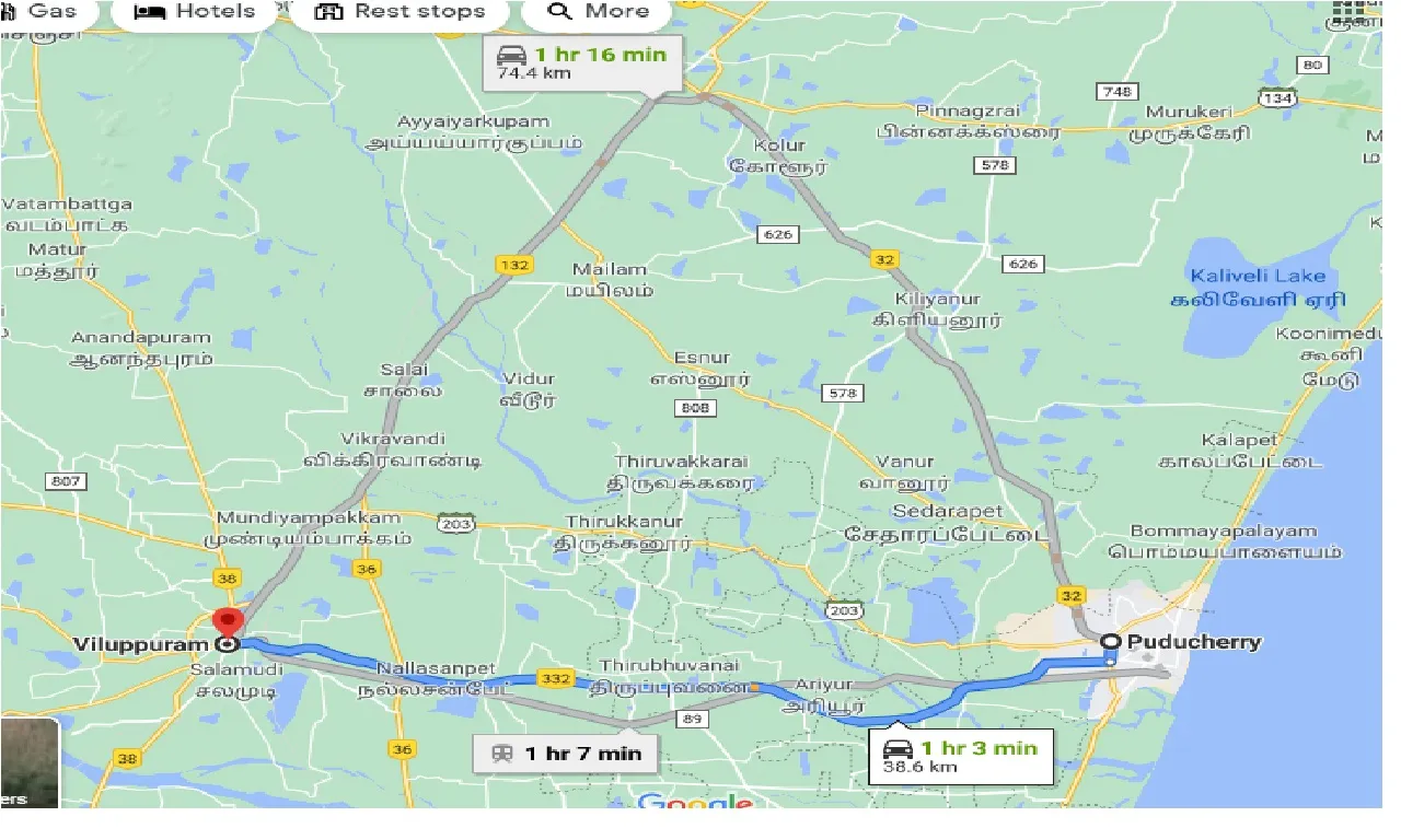 puducherry-to-viluppuram-one-way