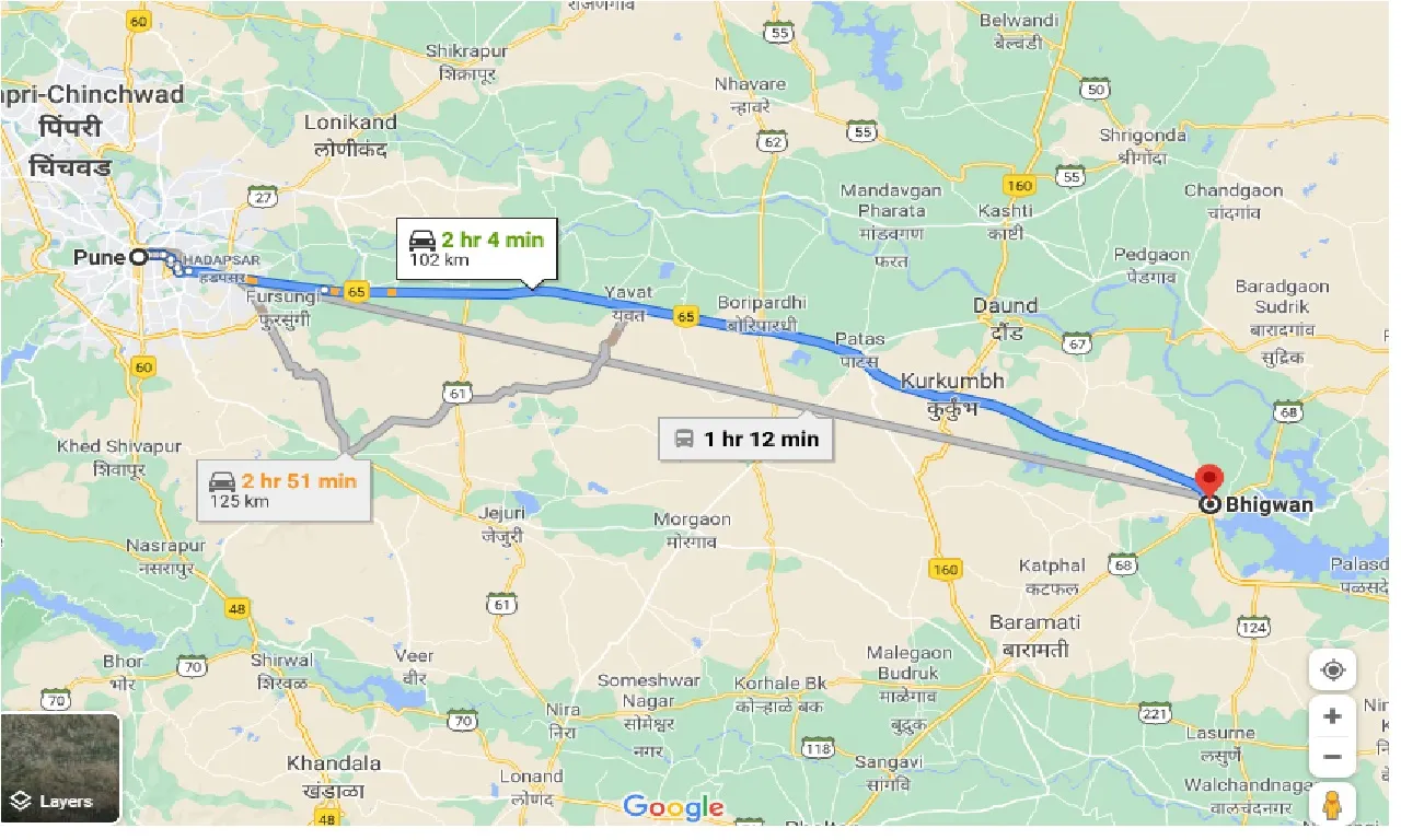 pune-to-bhigwan-taxi