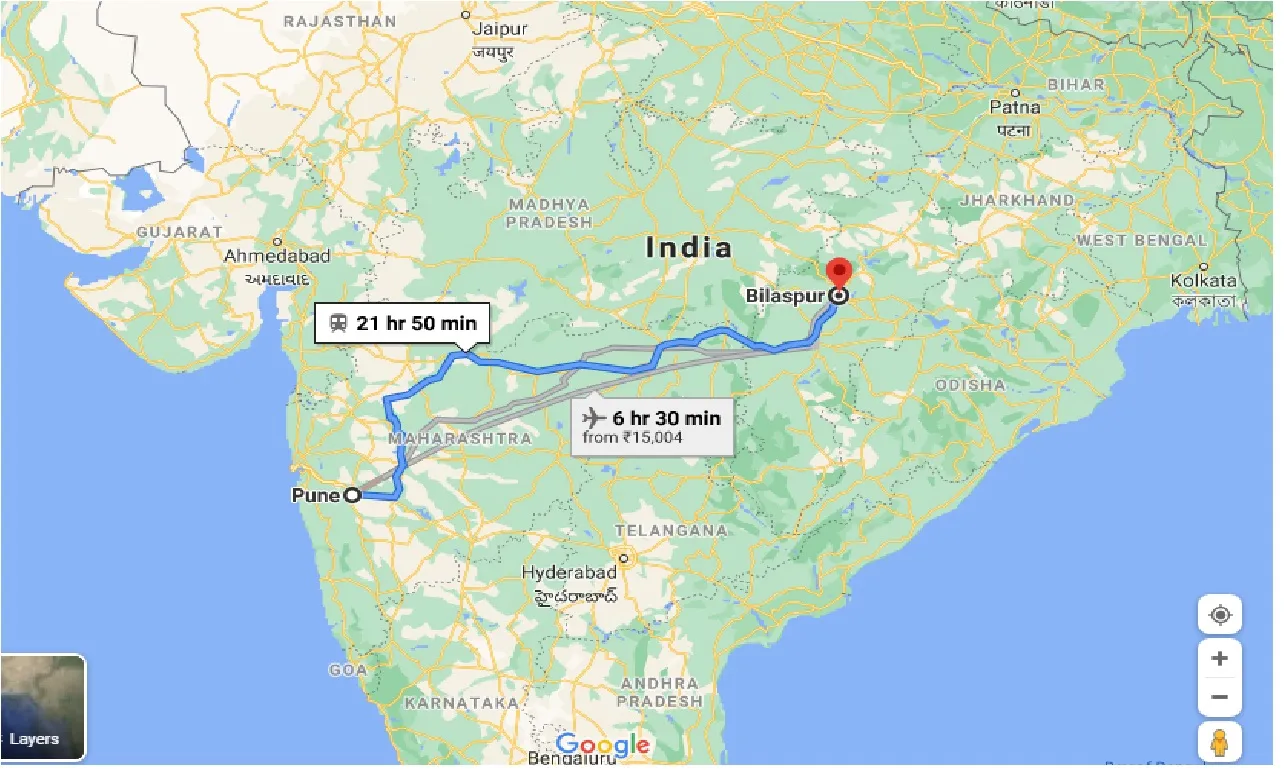 pune-to-bilaspur-one-way