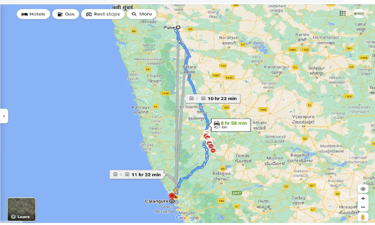 pune-to-calangute-one-way