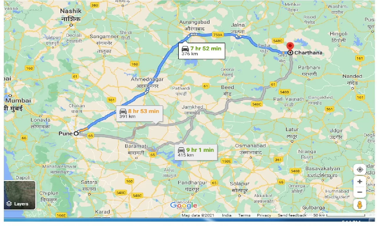 pune-to-charthana-taxi