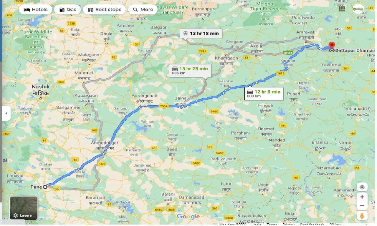 pune-to-dattapur-dhamangaon-one-way