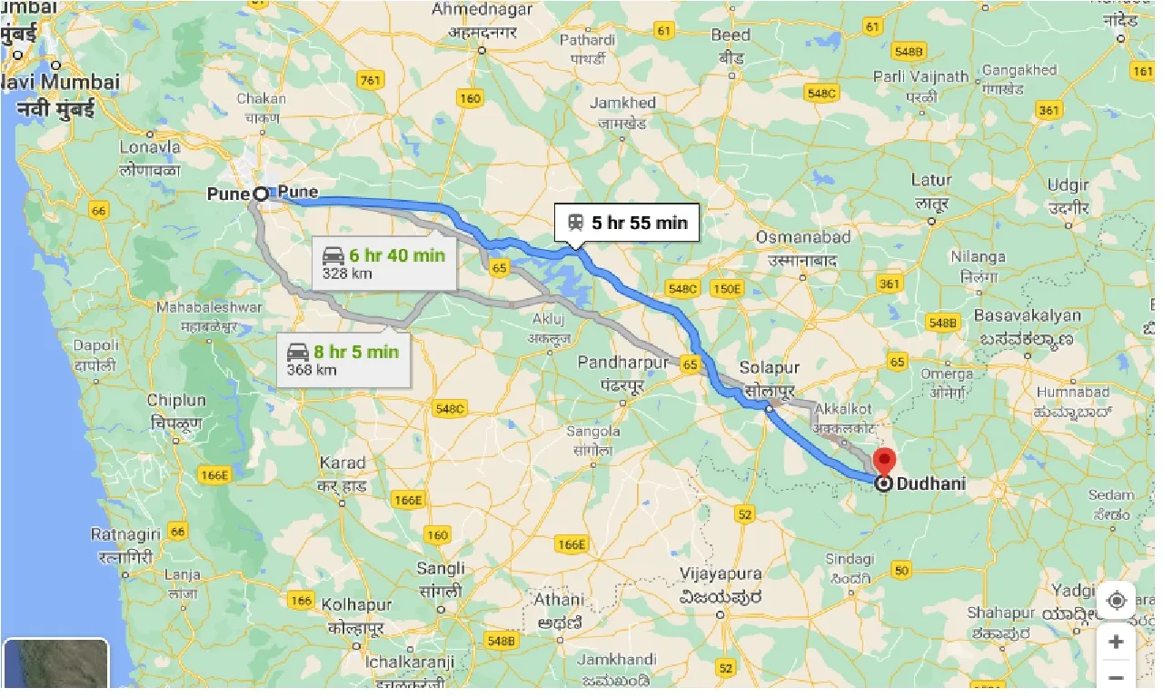 pune-to-dudhani-one-way