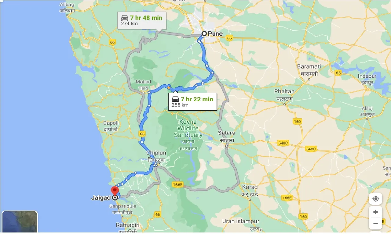 pune-to-jaigad-one-way