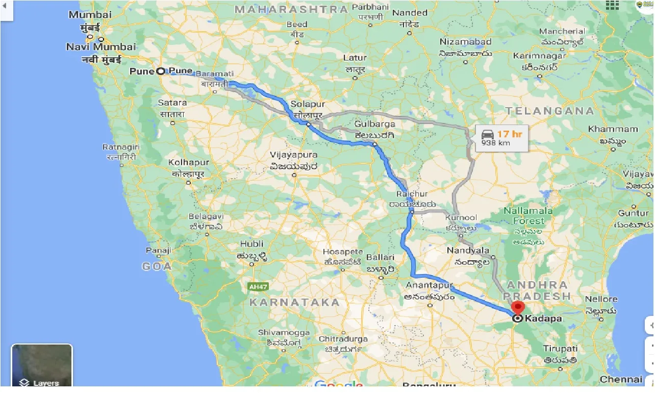 pune-to-kadapa-taxi
