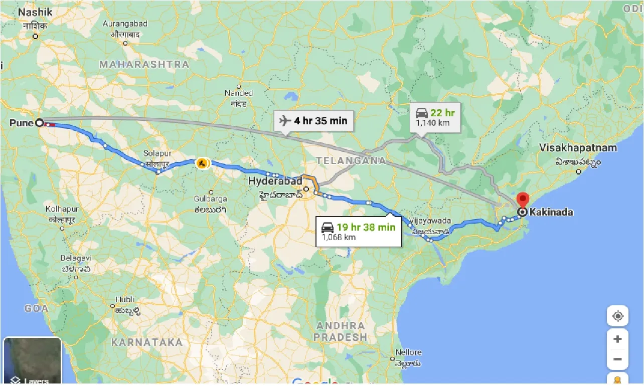 pune-to-kakinada-one-way