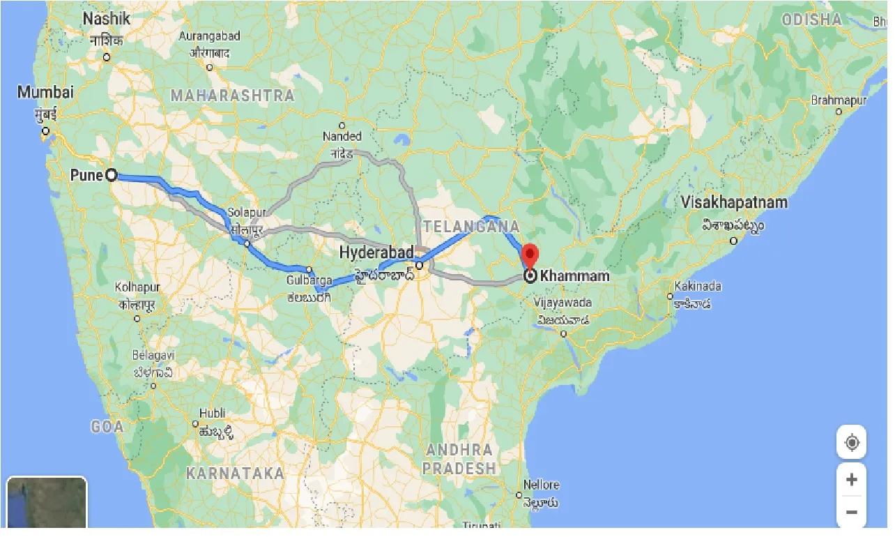 pune-to-khammam-one-way