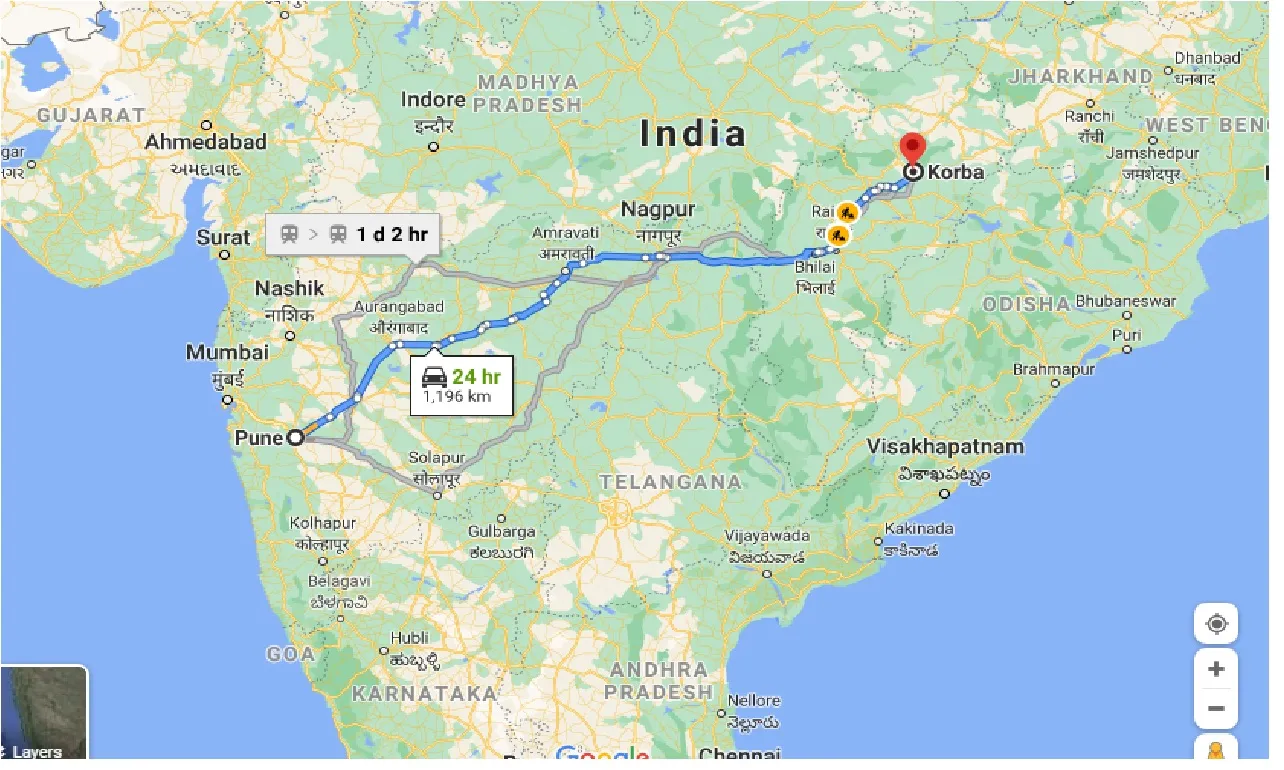 pune-to-korba-taxi