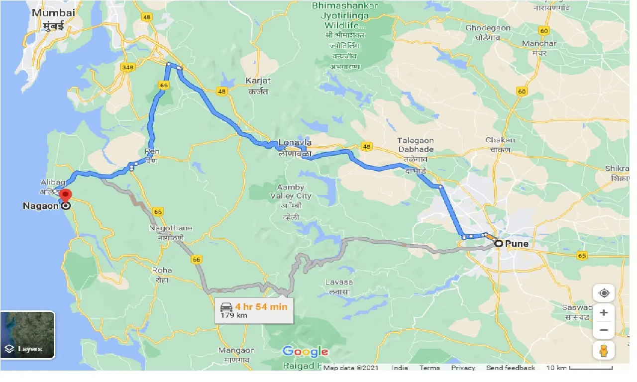 pune-to-nagaon-taxi