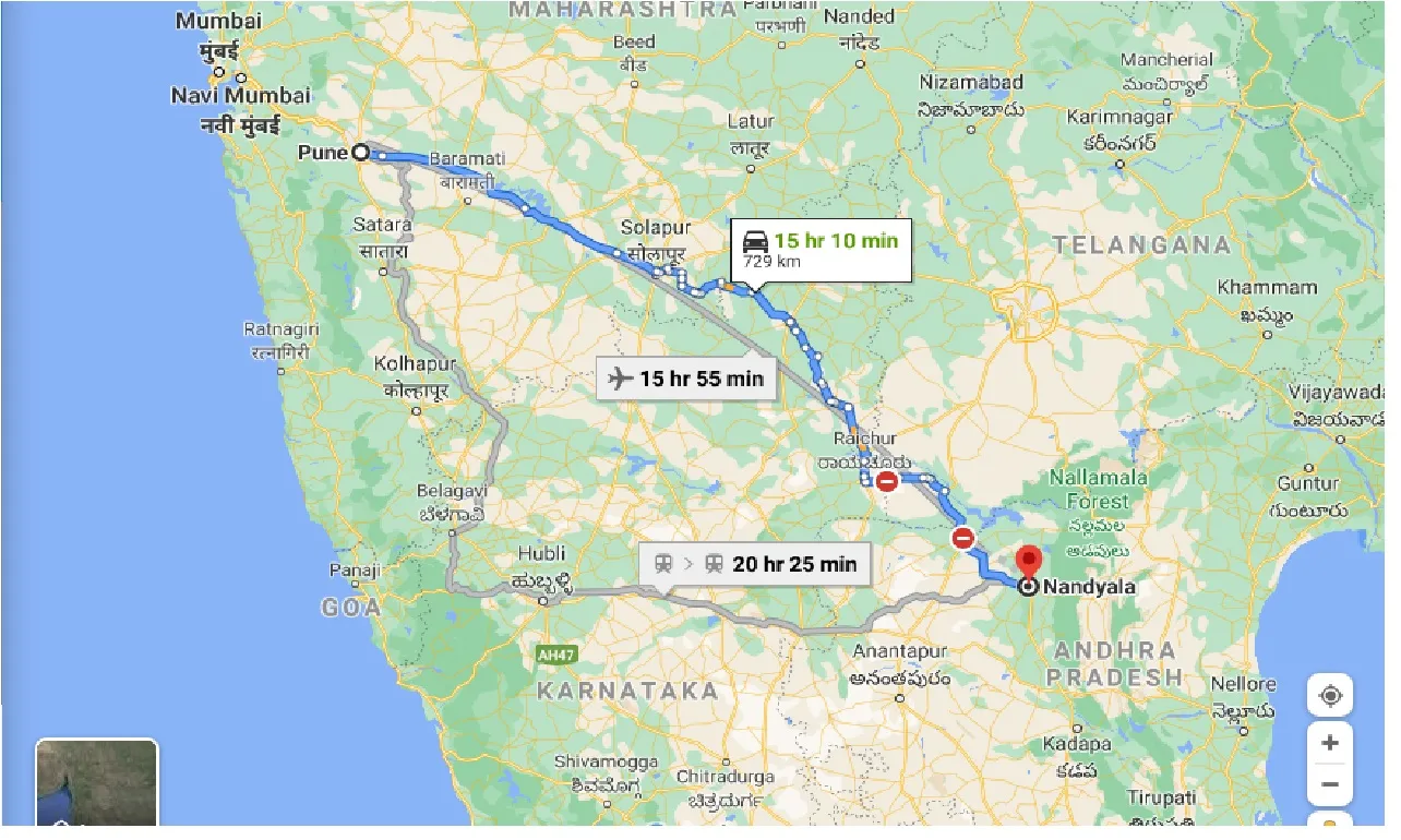 pune-to-nandyala-one-way