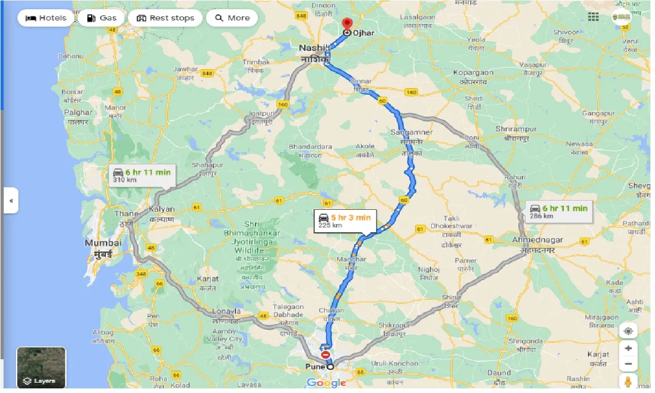 pune-to-ojhar-round-trip