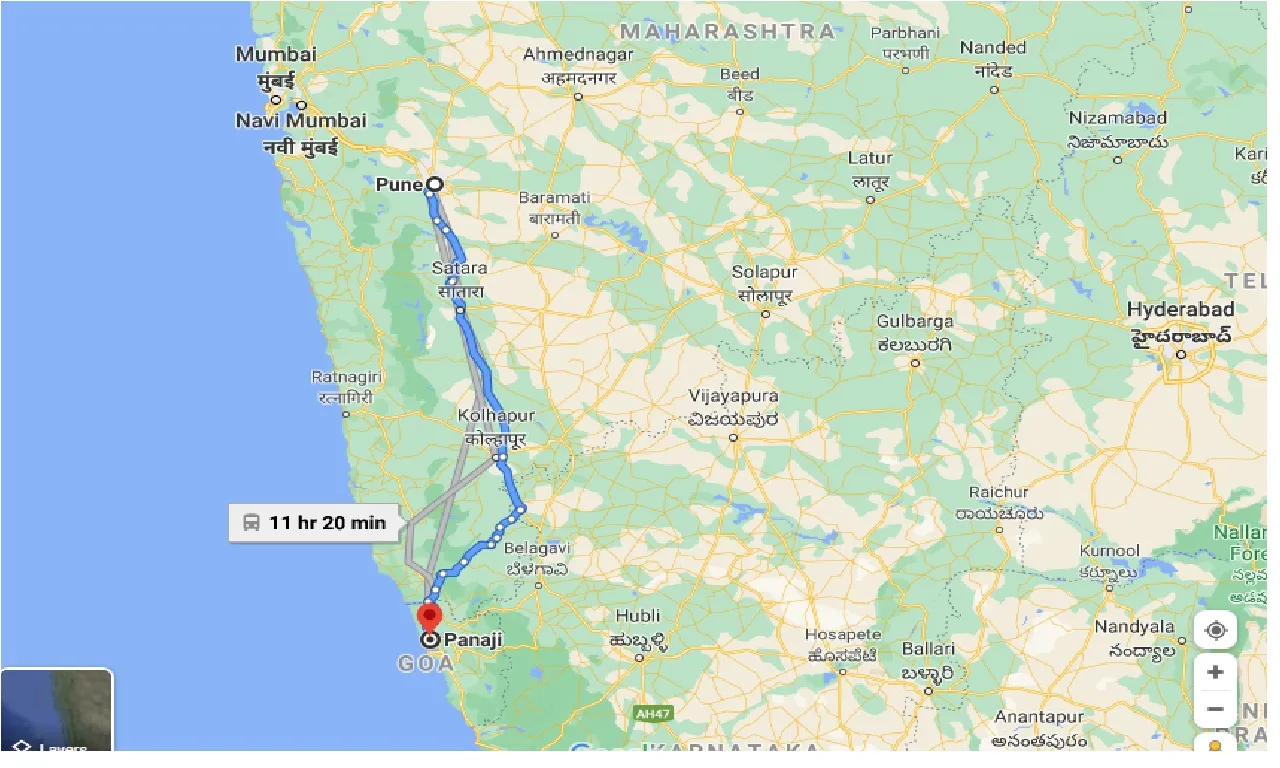 pune-to-panjim-one-way