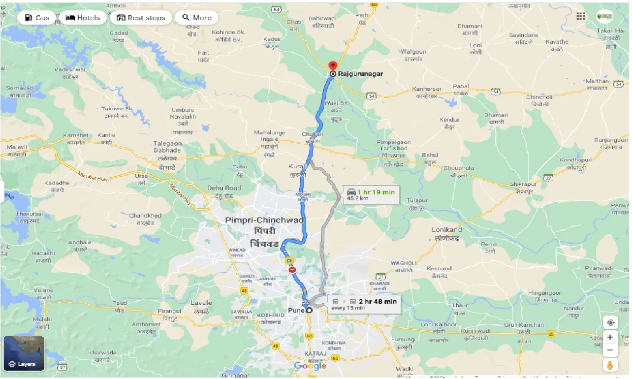 pune-to-rajgurunagar-khed-one-way